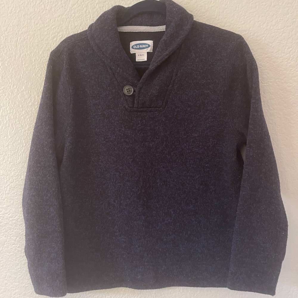 Old Navy Boys Shawl-Collar Sweatshirt